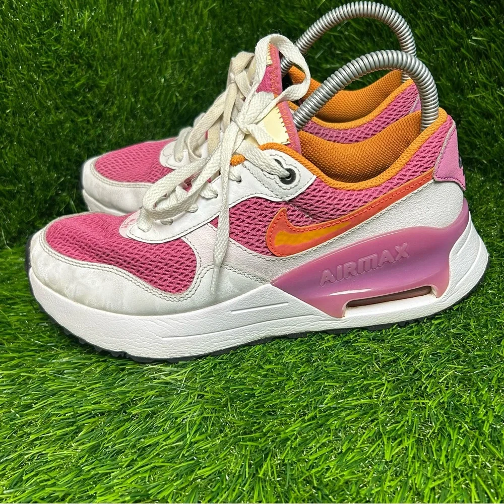 Nike Air Max SYSTM Pink White‎ Orange Womens Shoes FD0825-600 Size 8.5